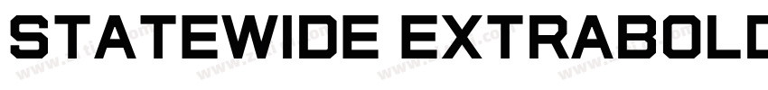 StateWide ExtraBold字体转换